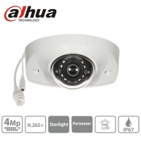 Dahua IPC-HDBW3441F-AS-M Caméra micro IP Poe dôme à bulle 4 mégapixels infrarouge 50m